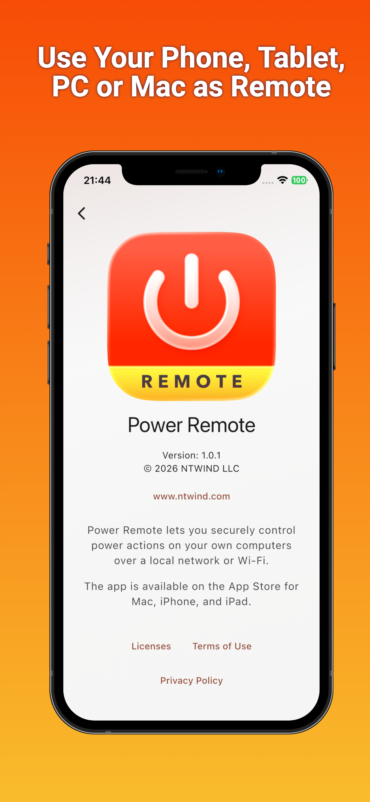 Power Remote - Sleep Wake Lock