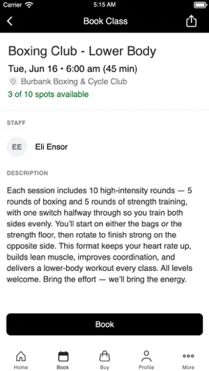 Burbank Boxing & Cycle Club screenshot 3