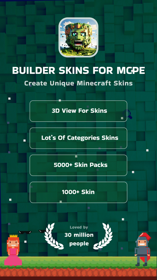 #1. Builder Skins for MCPE (iOS) 由: Keyur Kyada