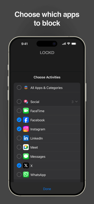 LOCKD - Block Distractions Screenshot 2 of 7