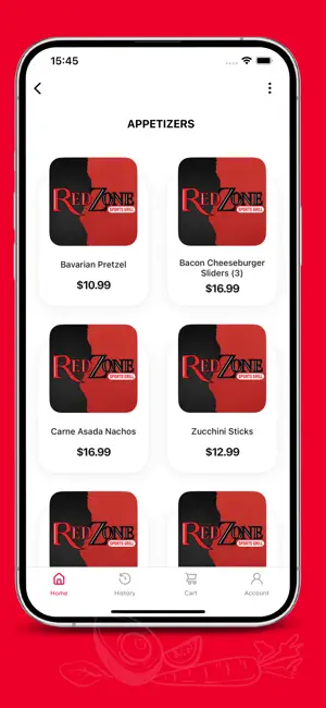 Red Zone Sports Grill screenshot 2
