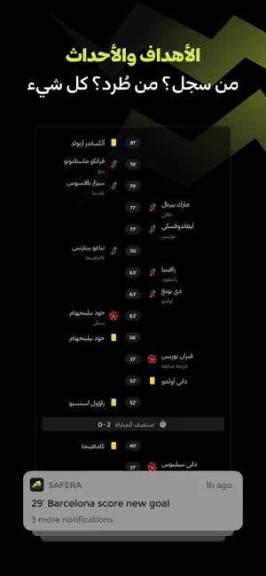 صافرة : جدول ومخلص المباريات screenshot 2