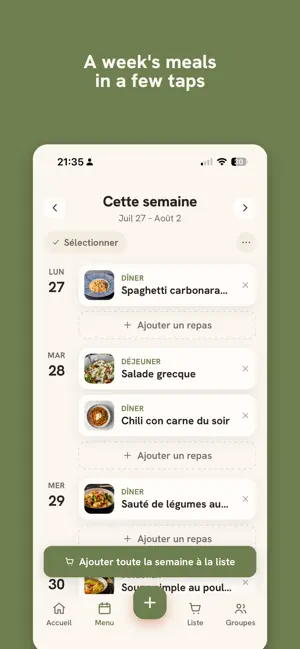cooknshare: meal plan & list screenshot 2
