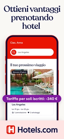 Hotels.com: prenota hotel screenshot 1
