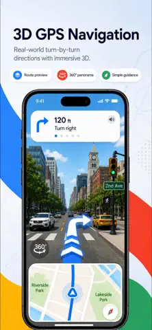 Street View Google Live Maps App Store screenshot 2