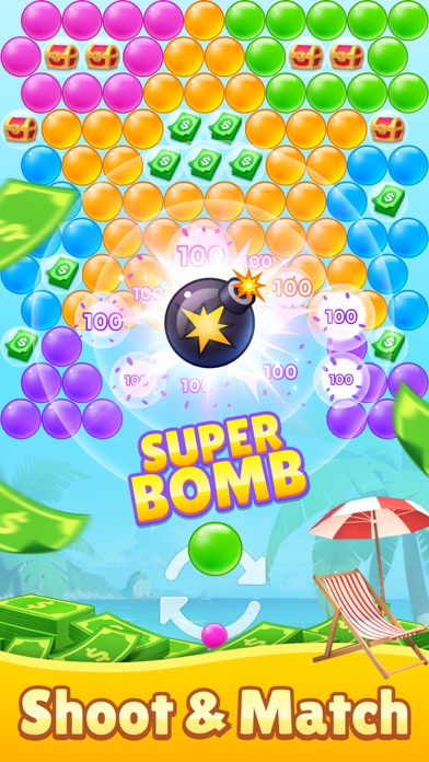 Bubble Bash -  Win Real Cash Screenshot