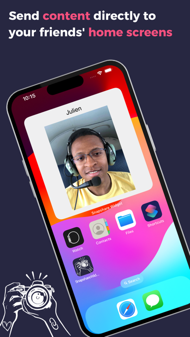 Snapshare widget Screenshot