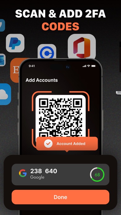 Authenticator App：Two Factor Screenshot