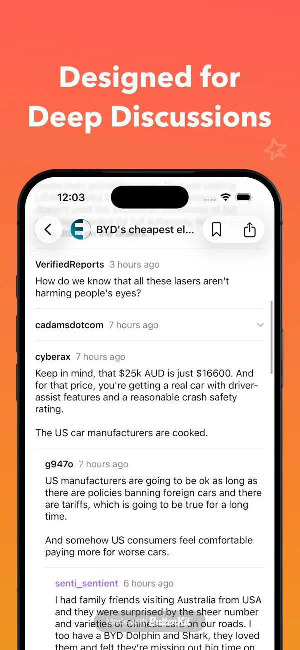Screenshot #3 pour Hackers for Hacker News
