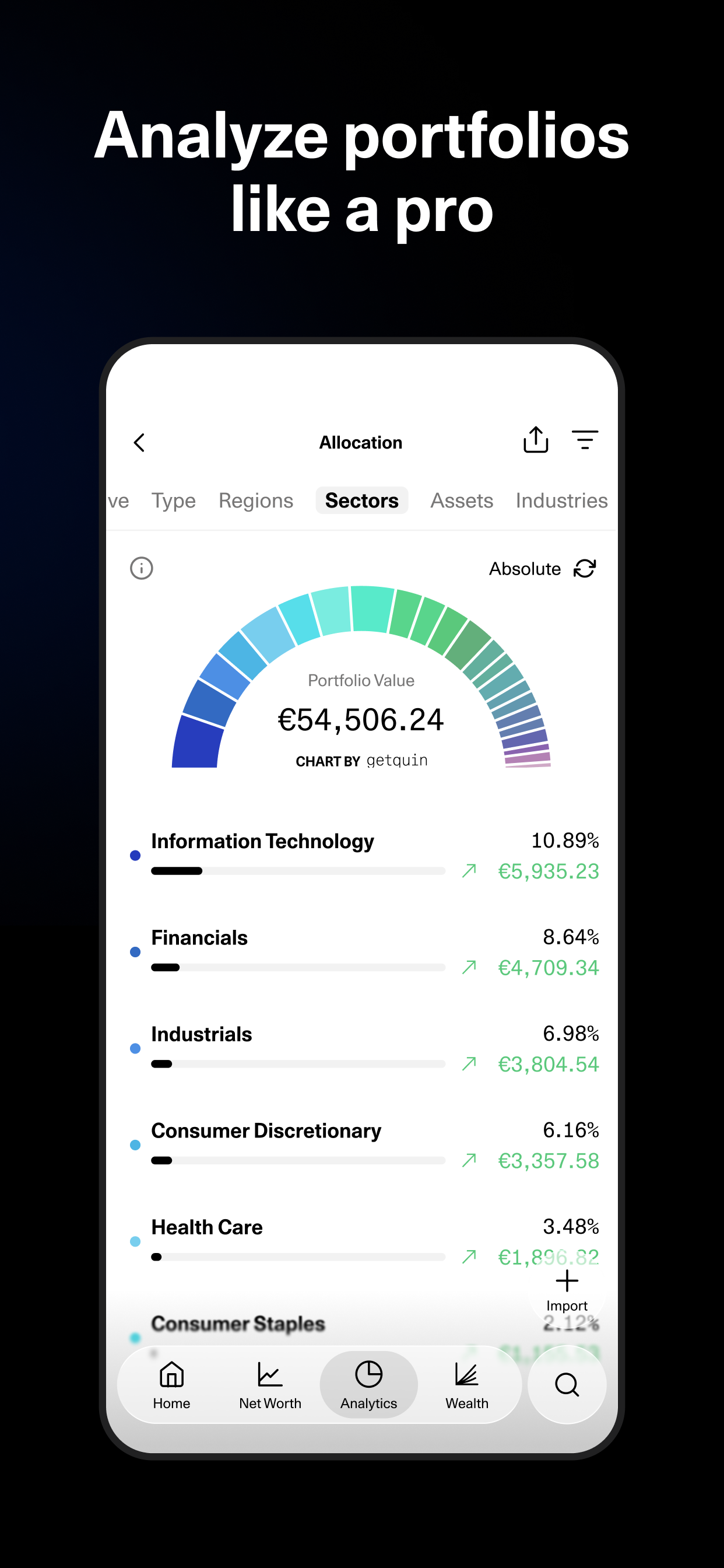 getquin - Portfolio Tracker