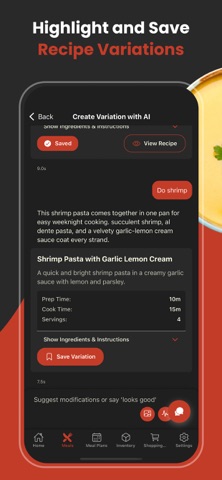 Cayenne - AI Recipe Management iPhone screenshot