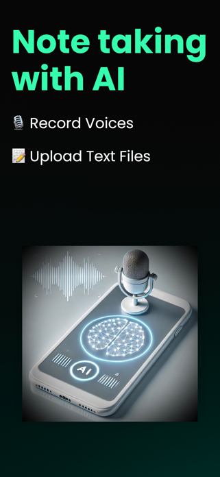 AI Note Taker & Audio – Quizzy Screenshot 1 of 8