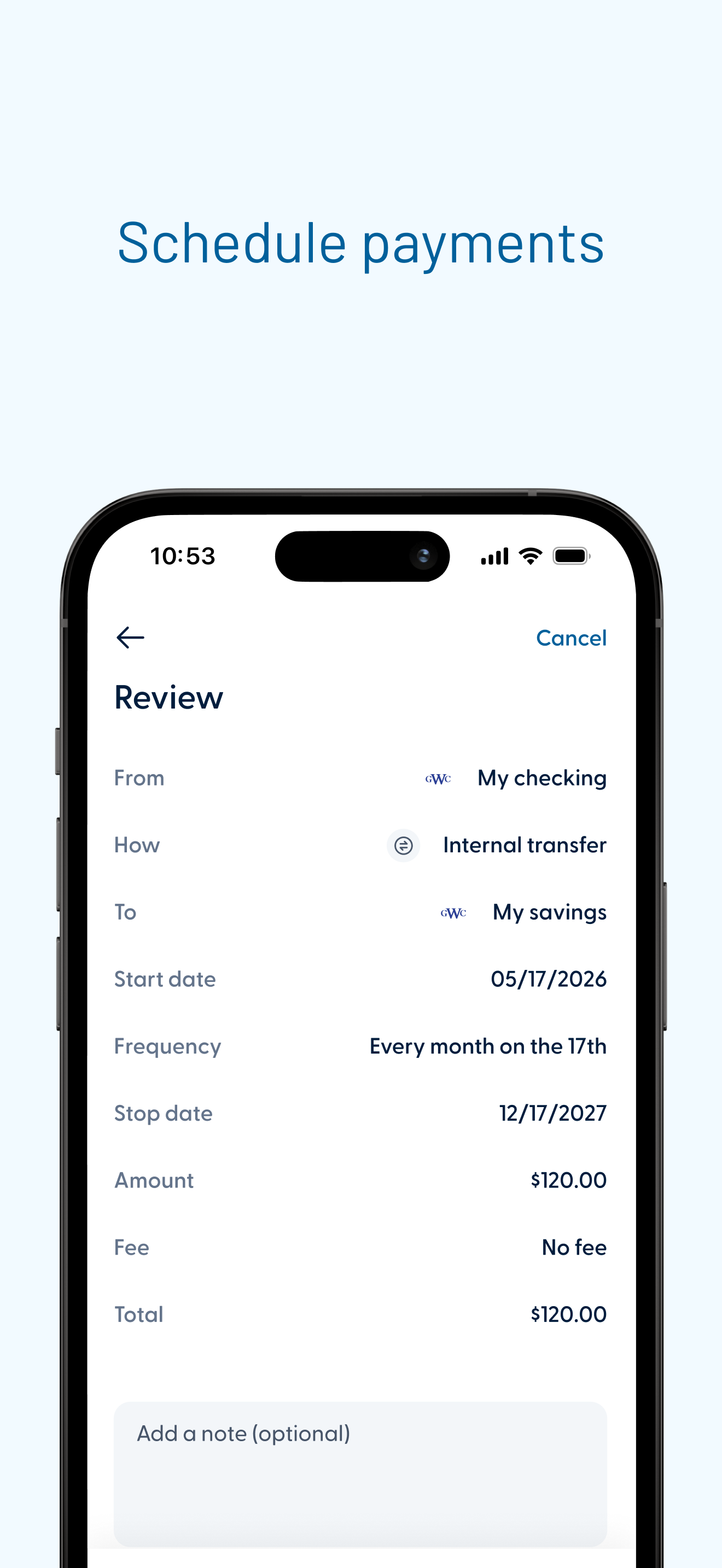 GWCFCU Mobile Banking screenshot 5