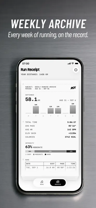 Run Receipt screenshot 4 of 8