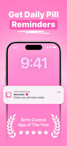 BirthControl Reminder - HiPill Screenshot 2 of 5