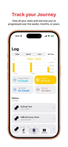 Wheels: Skate Tracking & Stats Screenshot 2 of 5