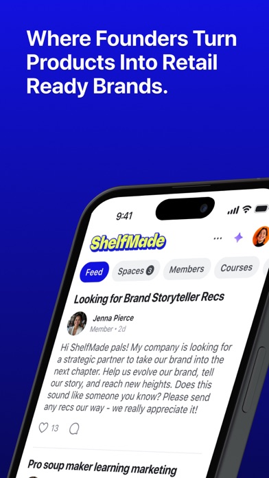 ShelfMade CPG iPhone screenshot 1 - Social Networking app