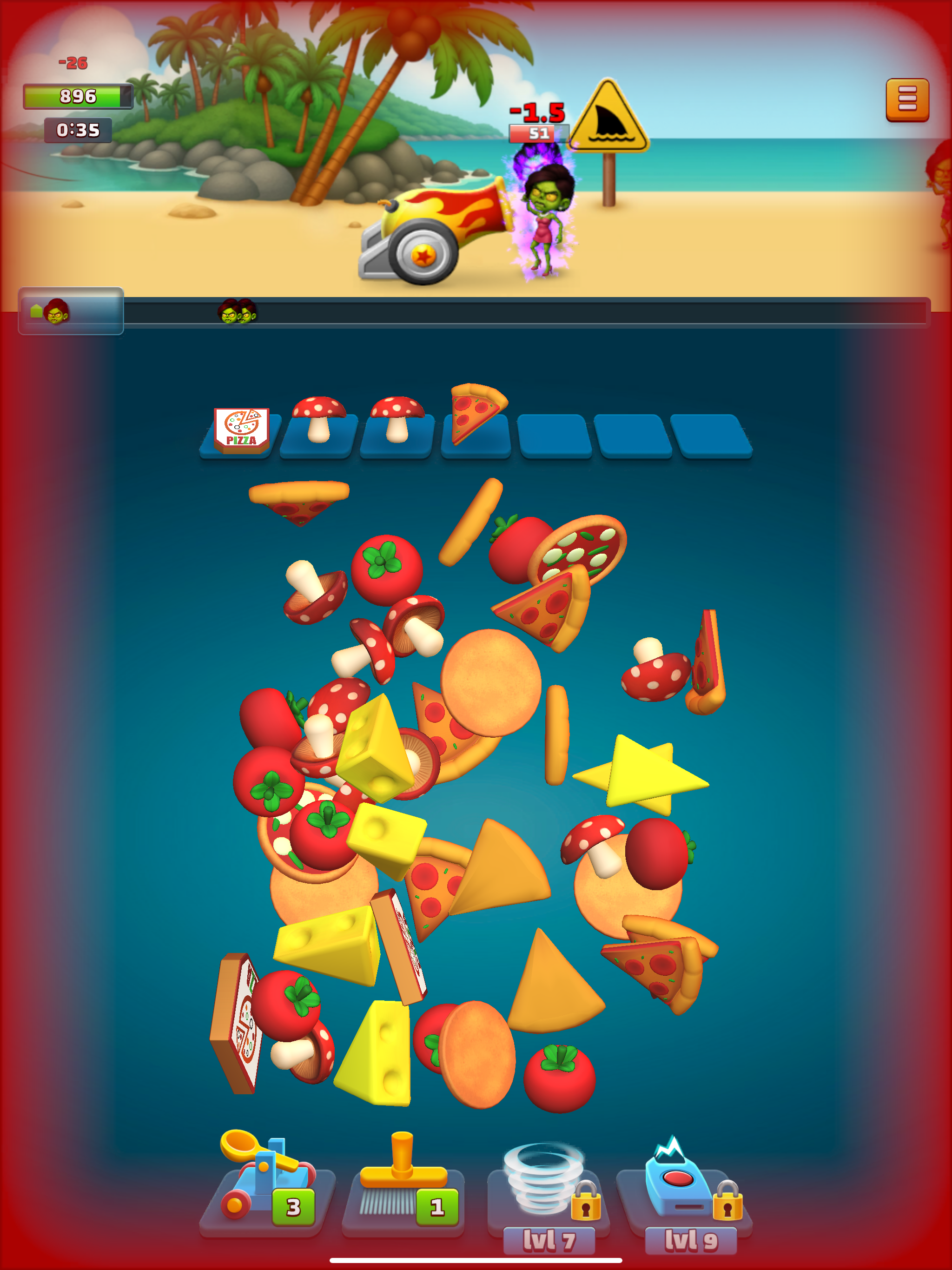Zombie Match 3D