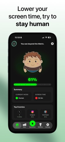 Zomroll: Screen Time Survival screenshot