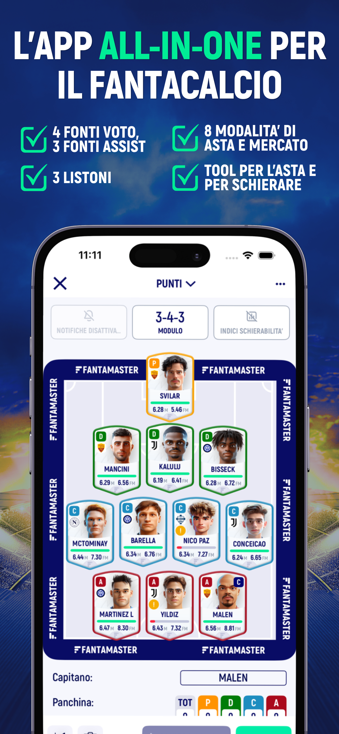 FantaMaster® - Fanta Leghe