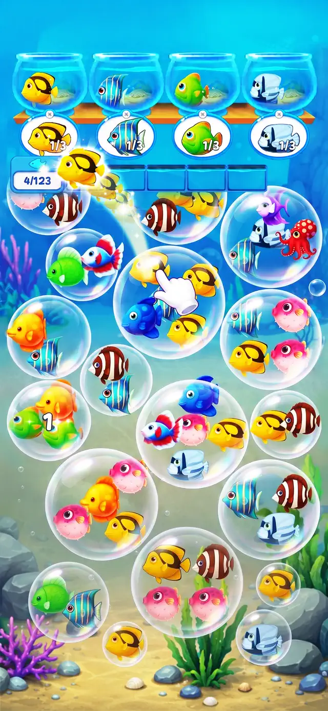 Fish Sort Puzzle - Bubble Jam screenshot 4