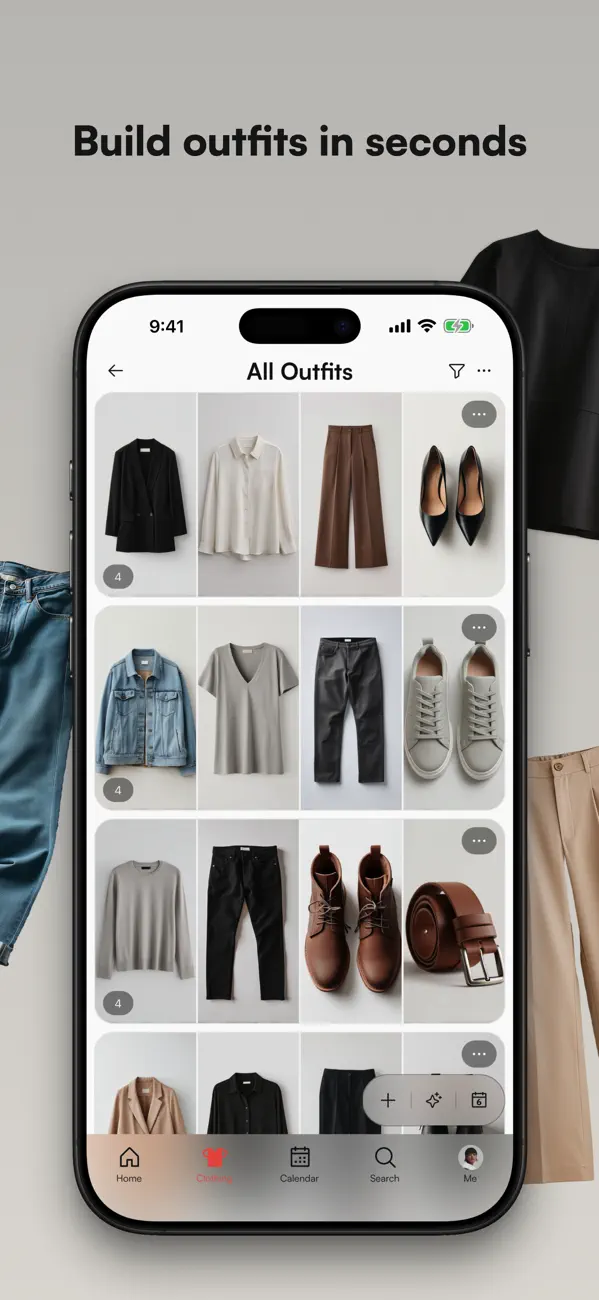 Screenshot #2 pour The Clothing App Style Planner