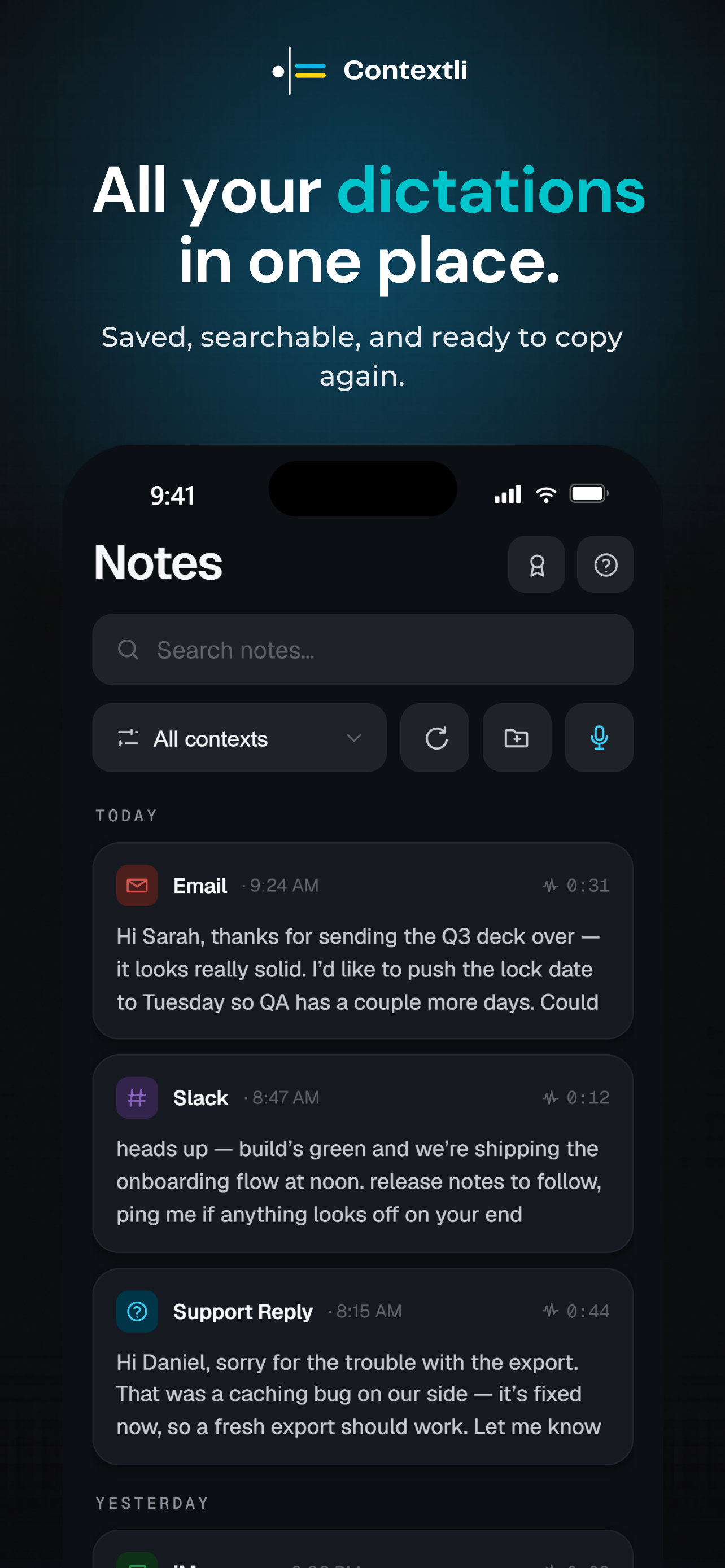 Contextli: Voice to Text AI screenshot 6