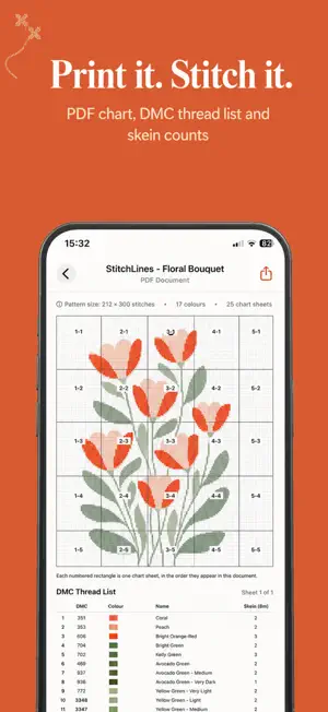 Stitchlines: Cross Stitch App screenshot 3