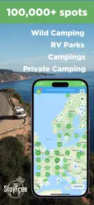 StayFree: Vanlife Wild Camping screenshot #1 for iPhone