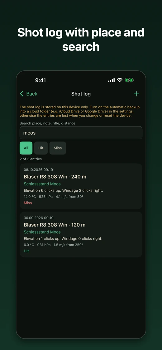 Feldballistik: Hunt Ballistics screenshot 5