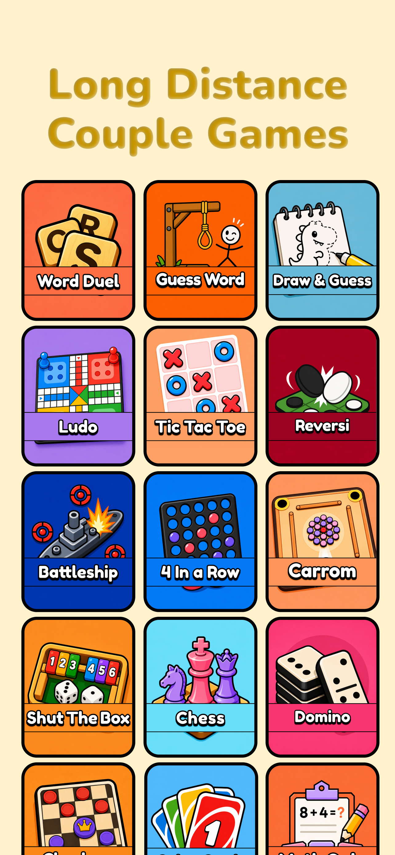 Lovora: Couple Games & Widgets screenshot 4
