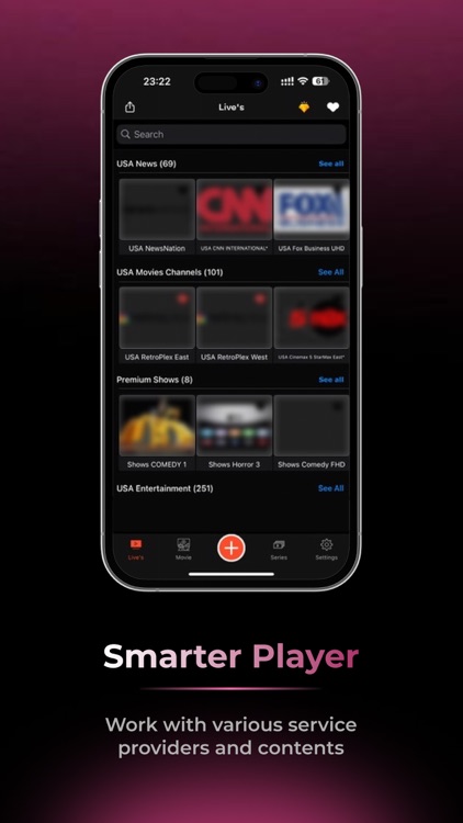 IPTV Smarter Player screenshot-3