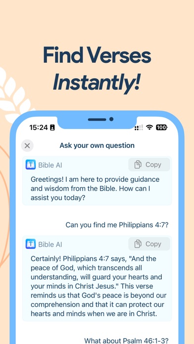 Holy Bible Chat: Daily Verses Screenshot