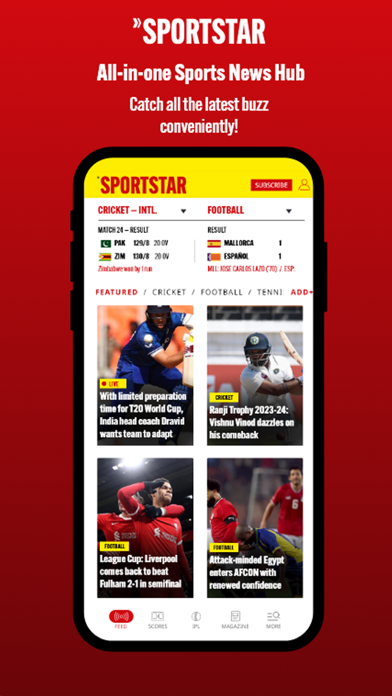 Sportstar: Live Sports & News Screenshot
