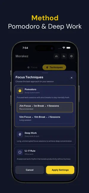 Morakez: Focus & Timer screenshot 2