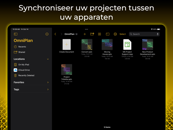 OmniPlan 4 iPad app afbeelding 7