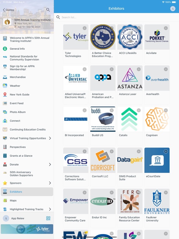 APPA Training Institutes iPad screenshot 2 - Business app