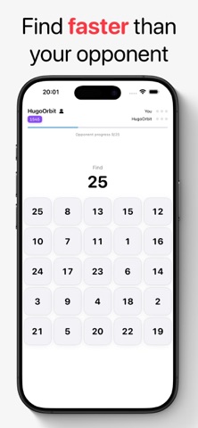Where is — Schulte Tables app screenshot