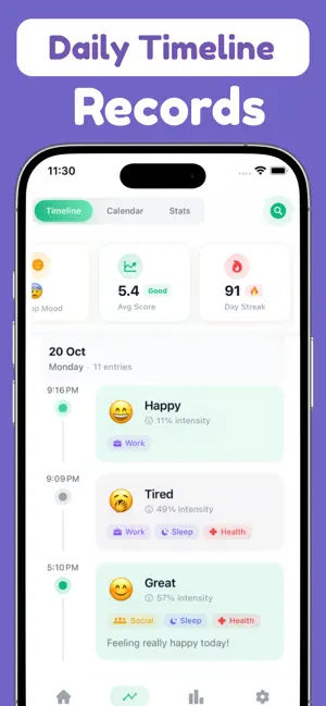 Feelings Mood Tracker - Emony screenshot 4