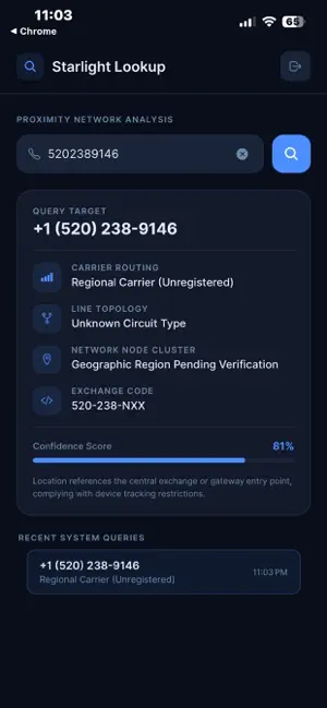 Starlight Call Lookup screenshot 4