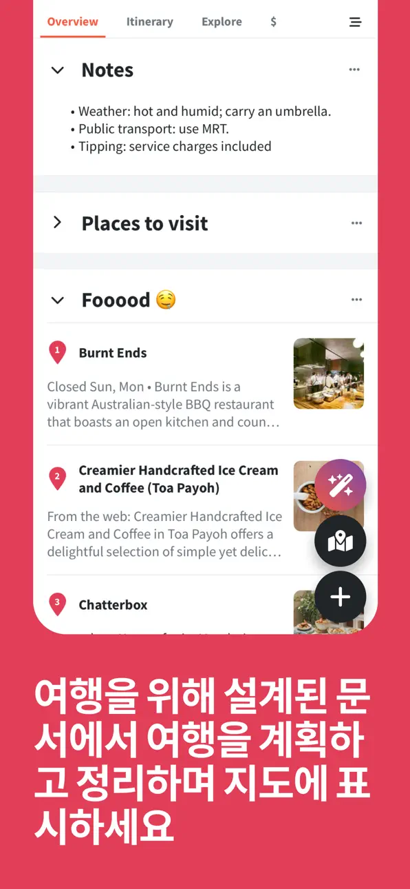 Wanderlog - Travel Planner iOS Mod IPA screenshot 2 - iOS app interface
