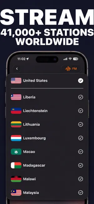Radio Tuner - On The Road screenshot 1