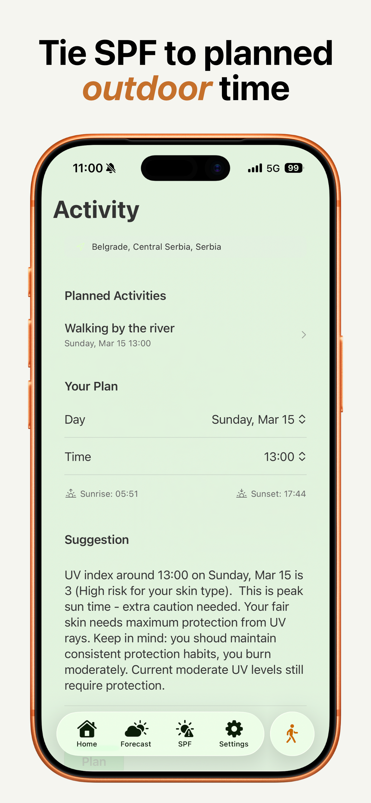 TanLine: Sun Safety Tracker