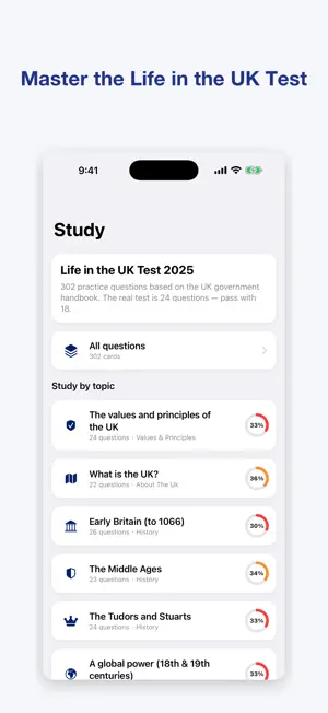 Life in the UK Test Practice screenshot 1