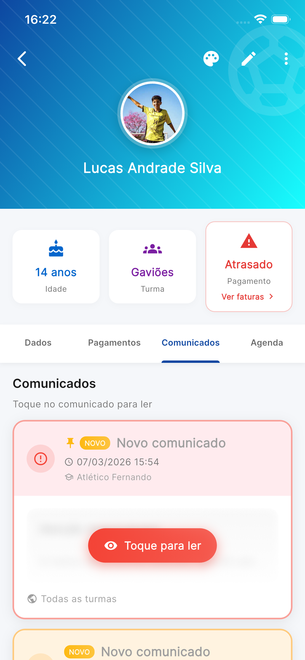 AppFUT - Gestão de Escolinhas screenshot 7