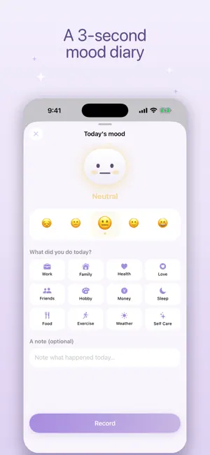 Kimochi - Cute Mood Diary screenshot 2