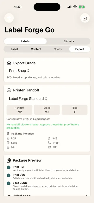 Formulator - Label Forge Go screenshot 5