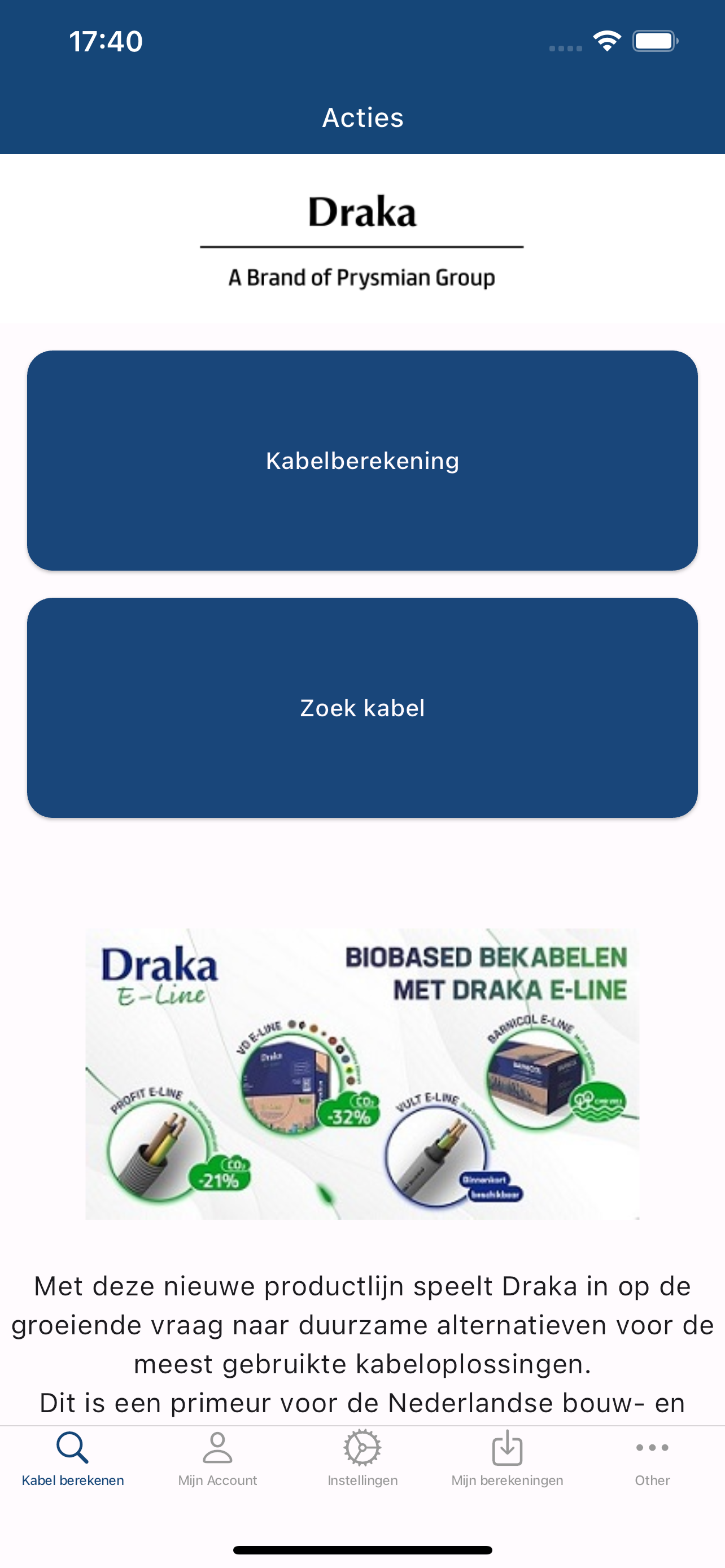 Draka Cable App