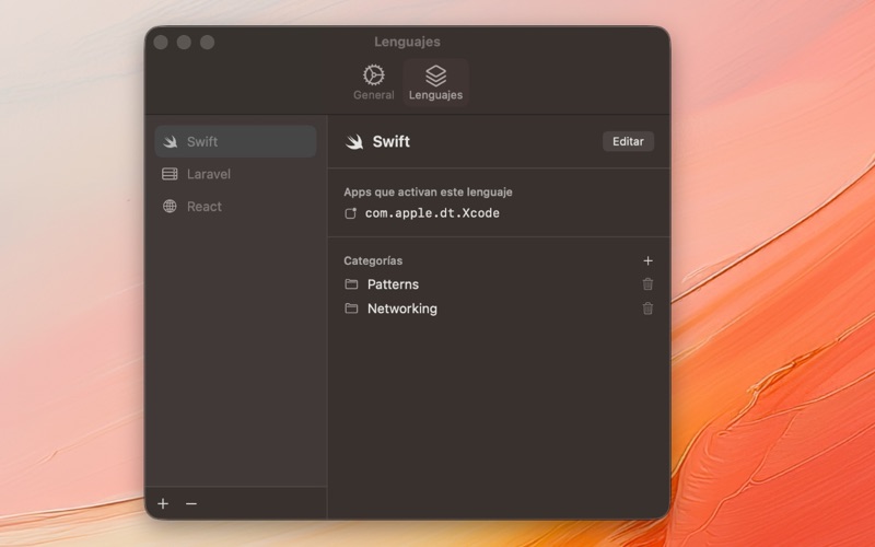 Stackbar - Code Snippets screenshot