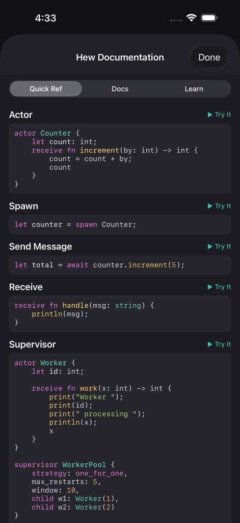 Hew Playground - Developer Tools App | MWM
